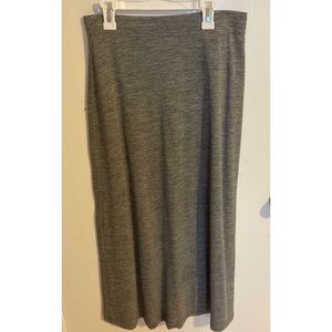 Grey gap maxi skirt